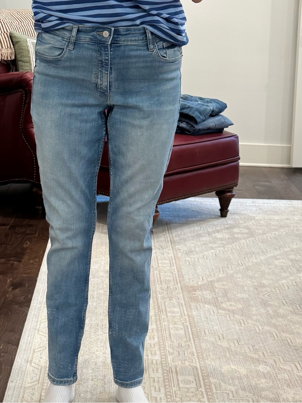 Old Navy Light Wash Straight-Leg Jeans